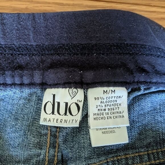 Duo Maternity pants with wide elastic band - Picture 4 of 7